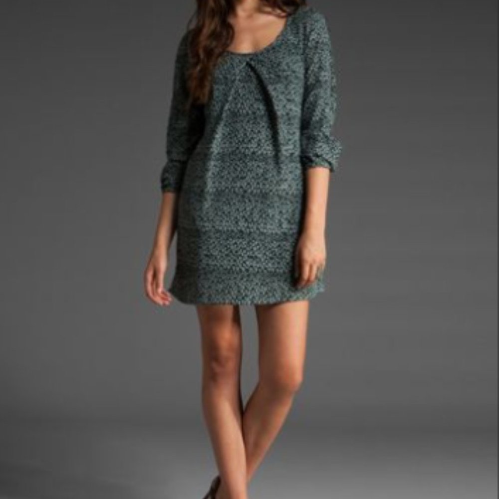 Jack by BB Dakota Birds of a Feather Grey Dress